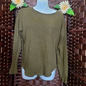 Michael kors blouse color green olive  good condition